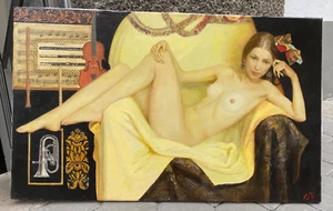 Маковецкая Наталья geb. 1966 Ukraine. Ol auf Leinwand 54x89 cm. - Bild 1 von 10