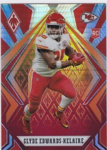 2020 Panini Phoenix Fanatics Fire Burst Rookie #121 Clyde Edwards-Helaire Chiefs - Imagen 1 de 1