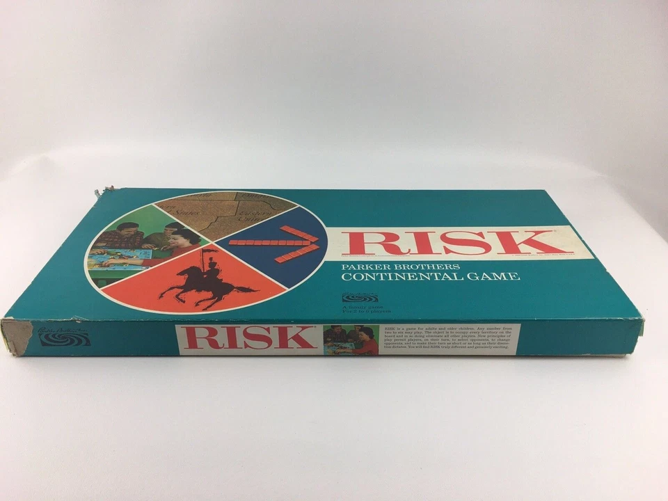 1968 Risk Game Parker Brothers Complete GUC Wood pcs Vintage EUC - Image 1 of 4