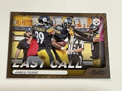 2022 Panini Absolute Football Last Call - James Pierre - Pittsburgh Steelers - Image 1 of 2