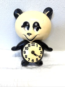 Reloj Eléctrico De Colección Panda Spartus Ojos Móviles Rodantes Necesita Reparación Piezas Fijas - Imagen 1 de 14