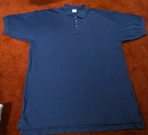 Nike Vintage Small Blue Polo NEW - Picture 1 of 3