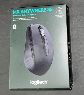 Logitech MX Anywhere 3S Compact Wireless Performance Mouse - 910-006928 - Black - Image 1 of 3