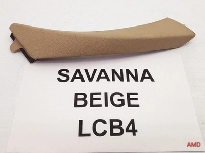 2011 BMW 335i 335xi 328xi 328i E90 Sedan acabamento de maçaneta traseira esquerda bege  - Imagem 1 de 4