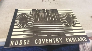 1934   RUDGE    Motorcycle Sales Brochure  - Picture 1 of 14