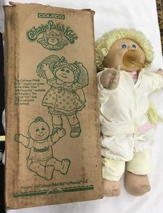 Vintage Coleco Cabbage Patch Kinder Puppe, 1984 in Box mit Schnuller (C-5) - Bild 1 von 8
