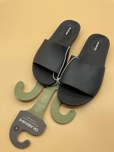 Okabashi Shoes Womens Black Slide On Sandals Size 6 Eu 36 - Picture 1 of 4