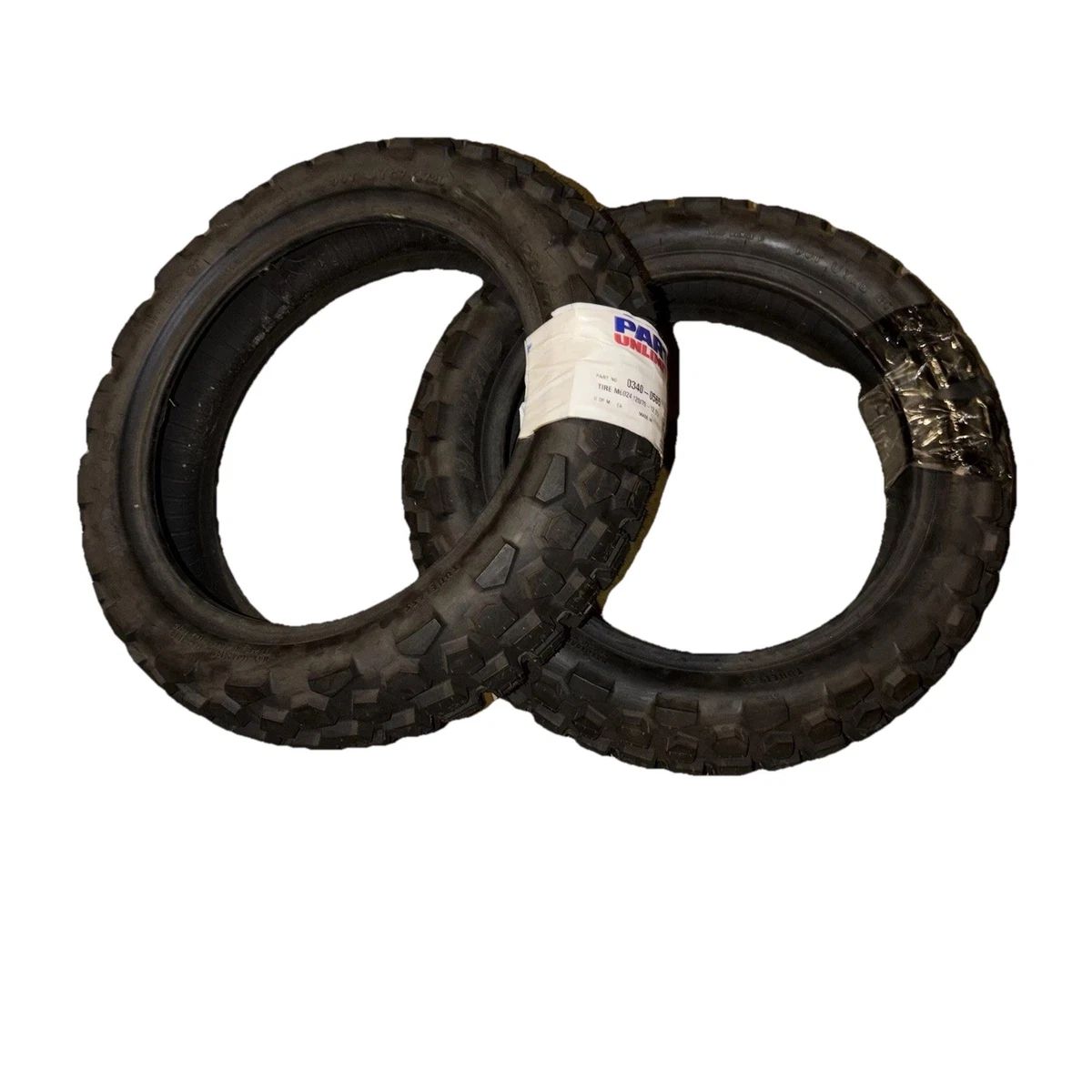 Shinko 244 Dual Sport Tires & Tubes Set - 3.00-21 Front & 4.60-17 Rear For Honda XL250R/XL350R & Kawasaki KLR250 1 thumbnail image