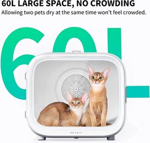 PETKIT AIRSALON MAX Automatic Pet Hair Drying Box for Cat Puppy Refurbished - Picture 1 of 7