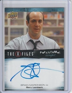 2023 UD X-Files: Monsters of the Week: Brian Markinson as Gary Lambert Auto A-MA - Picture 1 of 2
