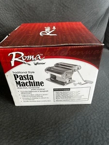 Weston Roma 6" Home Kitchen Spaghetti & Fettuccine Pasta Machine - Picture 1 of 4