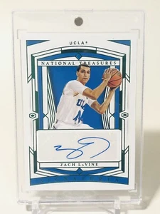 Zach Lavine 2020-21 National Treasures Collegiate Emerald Auto Bulls /5 - Picture 1 of 5