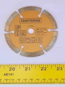Craftsman tools Trak-Cut Circular Saw Diamond Coated mini Saw Blade - Picture 1 of 1