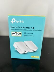 TP-Link AV600 Powerline Starter Kit - White