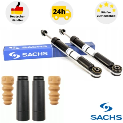 2x Sachs Stossdämpfer Hinten Staubmanschetten Puffer für VW Polo 6R 9N_ Ibiza - Bild 1 von 4