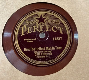 Ukelele Ike Cliff Edwards - Hottest Man in Town / My Best Girl c1925 - Bild 1 von 2