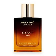 Bella Vita Luxury G.O.A.T Eau De Parfum Perfume para Hombre con Bergamota, 100 ml