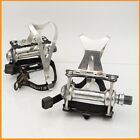 CAMPAGNOLO SUPERLEGGERI RECORD TRACK PEDALS STEEL VINTAGE QUILL OLD TRACK BIKE