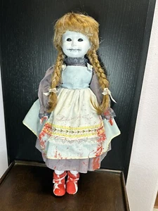 Creepy Porcelain 16" Doll - OOAK - Haunted Horror Zombie Gothic Doll - Picture 1 of 14