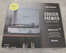 Crosley CR8005G-TN Cruiser Vinyl Record Player w/Speakers & Wireless Bluetooth