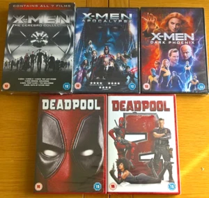 X-Men 1-7 Complete DVD Collection PLUS Wolverine 1-2 & Deadpool 1&2 R2 BRAND NEW - Picture 1 of 1