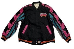 Vintage NBA San Antonio Spurs Jeff Hamilton Leather Reversible Jacket Men’s XL - Bild 1 von 18