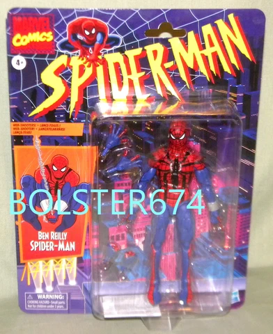 BEN REILLY SPIDER-MAN Marvel Legends Retro Vintage Series 6" Action Figure 2022 Cover