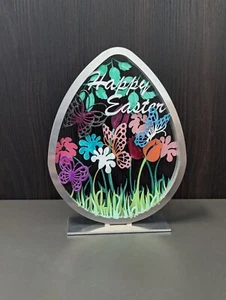 Easter Décor Layered Egg Decoration - Fun Easter Craft - Picture 1 of 3