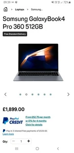 Samsung Galaxy Book4 Pro 360 16" 3K 120Hz OLED Touch Core Ultra 7 155H 16GB 512G - Picture 1 of 3