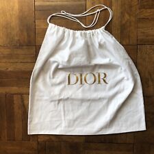 Dior dust bag XL for tote bag 21 in. square drawstring empty white