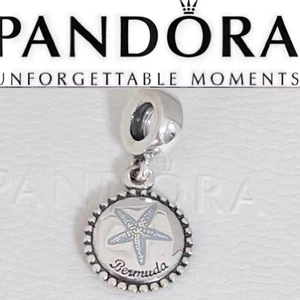 Pandora Authentic Island Of Bermuda Exclusive Starfish Dangle Charm - Picture 1 of 8