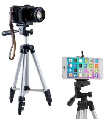 Tripod Stand With Phone Holder For Recording 360 Rotation Handlebar Function - Image 1 of 4