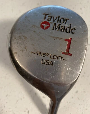 TaylorMade 1 Driver Golf Club USA Pittsburgh Persimmon Metalwood 11.5* Loft - Image 1 of 4