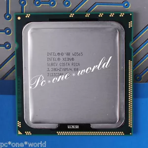 Procesador de cuatro núcleos 100 % OK SLBEV Intel Xeon W3565 3,2 GHz CPU LGA 1366/zócalo B - Imagen 1 de 1