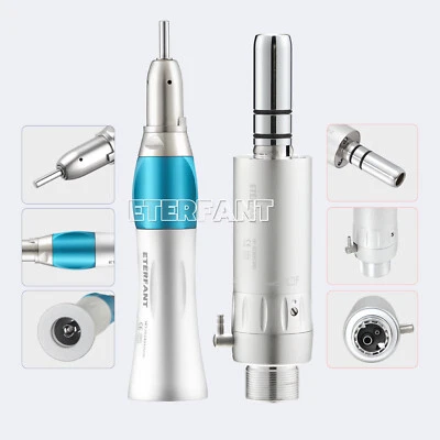ETERANT Dental Baja Velocidad Nariz Recta Cono Pieza de Mano/Motor de Aire Micromotor 2 Agujeros Foto 1 de 4