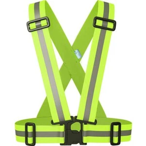 2" Wider Reflective Safety Vest60% More High Visibility For Runningconstructionw - Picture 1 of 7