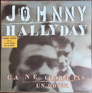 JOHNNY HALLYDAY Ça Ne Change Pas Un Homme 1991 Original édition limitée LP 33T - Picture 1 of 8