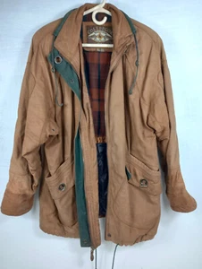 Colebrook Vintage Insulated Long Sleeve Leather Jacket Size Medium - Bild 1 von 5