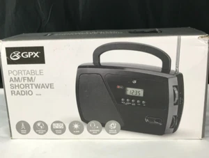 GPX Portable AM/FM Shortwave Radio with Earphone Jack - Picture 1 of 10