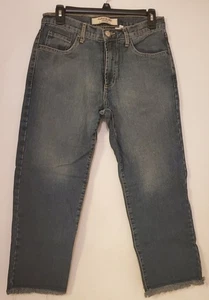 Damen Jeans Größe 6 Paris Blau Originals 5 Taschen Fransen Akzent an den Beinen - Bild 1 von 2