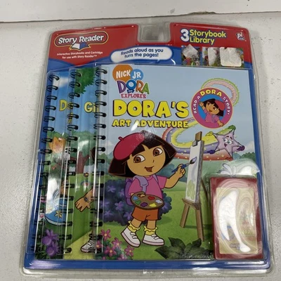 Story Reader x Nick Jr (3) Storybooks Cartridge Dora Dora’s Art Adventure - Image 1 of 4