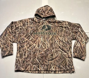 2XL Men's Mossy Oak Shadow Grass Blades Camo Hunting Pullover Hoodie - Picture 1 of 14