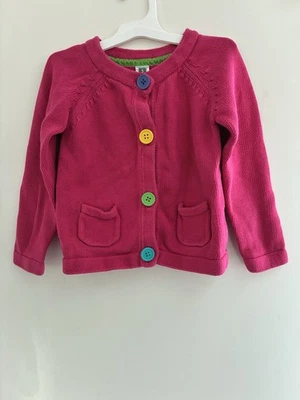 Cárdigan Carter's Niños Niñas Botón Arco Iris 100% Algodón Tejido Manga Larga Rosa 5 Foto 1 de 4