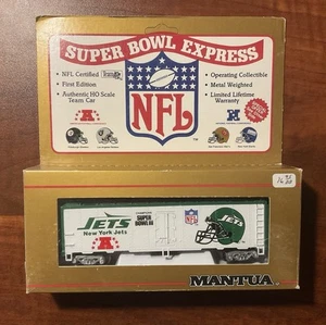 Mantua New York Jets NFL Super Bowl Express Box Car Reefer 733-918 First Edition - Bild 1 von 7