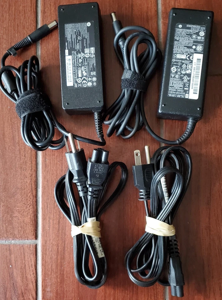 2x  HP OEM 800 Elitebook DM G1 G2 G3 Tiny  Mini PC 90W AC Power Adapter Charger - Image 1 of 1