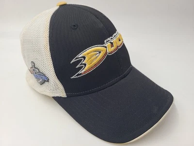 Gorra Anaheim Ducks 2007 Stanley Cup Reebok malla flexible ajustada OSFA negra NHL Foto 1 de 4