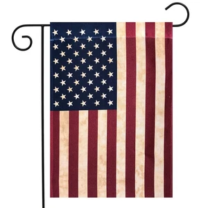 Briarwood Lane Tea Stained American Garden Flag - Picture 1 of 4