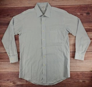 Brooks Brothers Anzughemd Herren 16,5 - 32 Extra Slim Fit Blau Streifen Lang Slv - Bild 1 von 10