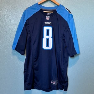 Maglia calcio Nike Marcus Mariota Tennessee Titans #8 NFL On-Field taglia XL - Foto 1 di 7