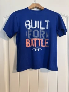 Under Armour Boys Built For Battle Graphic Active Tee Size Medium Loose Fit - Picture 1 of 6